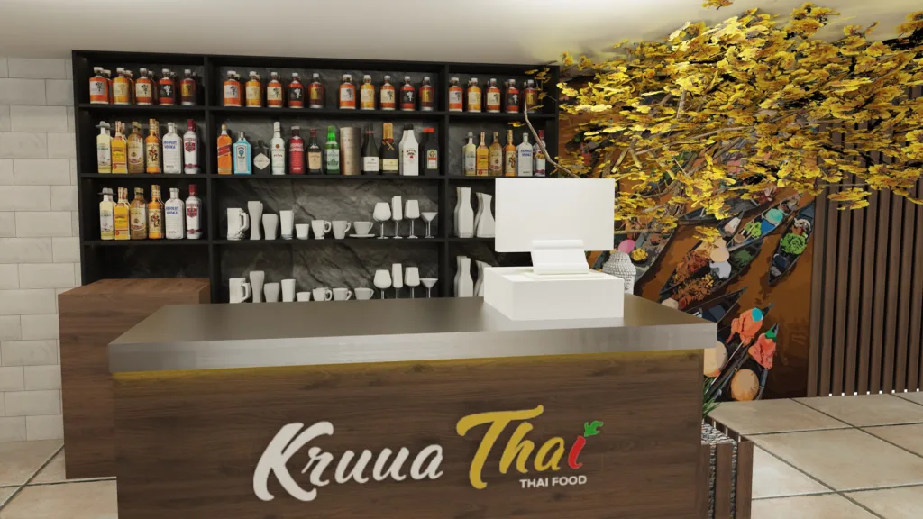 Estantería para restaurantes